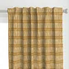 Spoonflower Vertical Dash Mud Stripes Curtain Panel