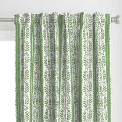 Spoonflower Victoire Vine Spring Curtain Panel