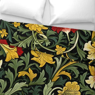 Spoonflower Victorian Floral 40 King Pillow Sham