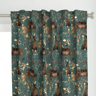 Spoonflower Victorian Girly Gothic Curtain Panel