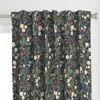 Spoonflower Victorian Raspberry Large Curtain Panel