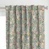 Spoonflower Victorian Raspberry Light Curtain Panel