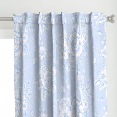 Spoonflower Vintage Floral French Curtain Panel