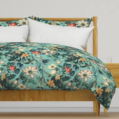Spoonflower Vintage Garden V Duvet Cover