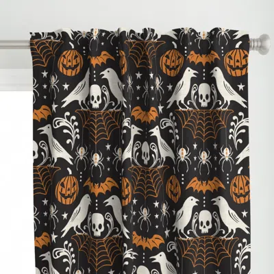Spoonflower Vintage Gothic Halloween Curtain Panel