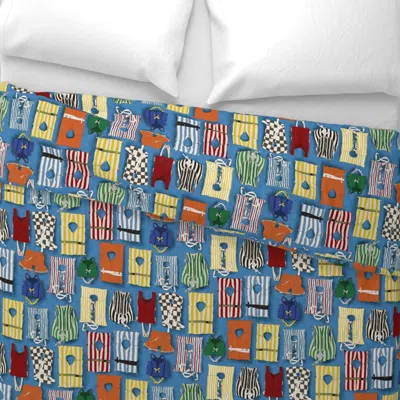 Spoonflower Vintage Life Jackets Bright 14 King Pillow Sham