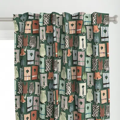 Spoonflower Vintage Life Vests On Curtain Panel