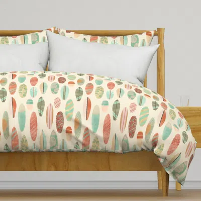 Spoonflower Vintage Surfboards Duvet Cover