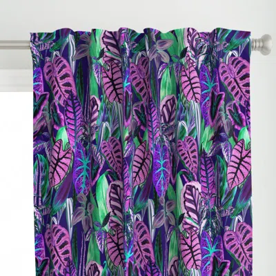Spoonflower Vivid Tropics Pattern Curtain Panel