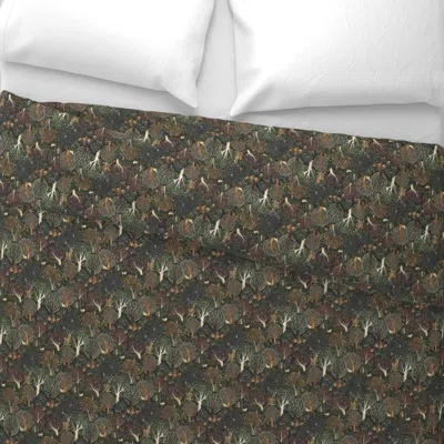 Spoonflower Walkingintheforest Wide Cotton Sateen 3.5 oz 26" X 20" Standard Knife Edge