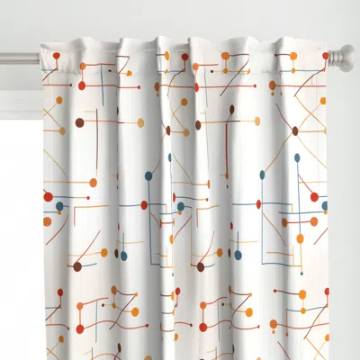 Spoonflower Whimsical Colorful Dots Curtain Panel