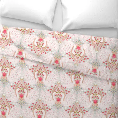Spoonflower Whimsical Swans (silver) Medium Wide Cotton Sateen 3.5 oz 26" X 20" Standard Knife Edge