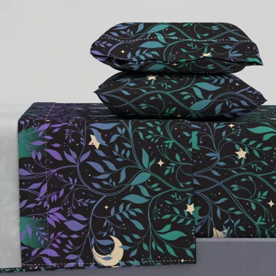 Spoonflower Whimsigoth Pattern 7 Queen Sheet Set In Multi