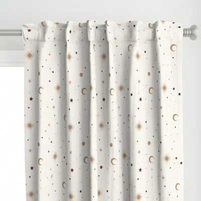 Spoonflower White Constellations - Curtain Panel
