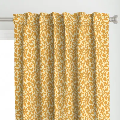 Spoonflower Wild Jasmine Understory Curtain Panel