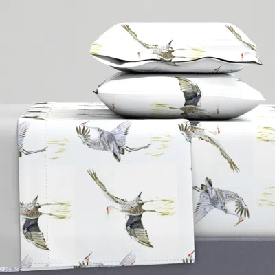 Spoonflower Wild Wings Full Sheet Set
