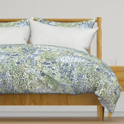 Spoonflower Wildflower Garden Tapestry Duvet Cover