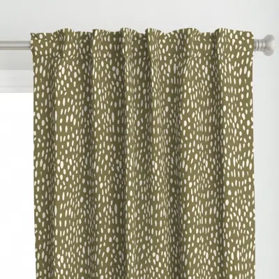 Spoonflower Wildflower Lane Spots- Curtain Panel