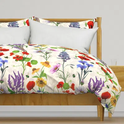 Spoonflower Wildflowers Pattern 07 Duvet Cover