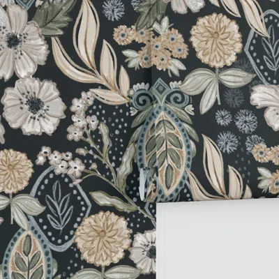 Spoonflower Wildones 8a Performance 2' X 12' In Black