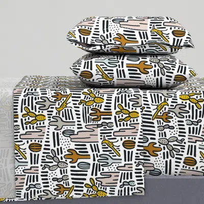 Spoonflower Wiley (light) Full Sheet Set