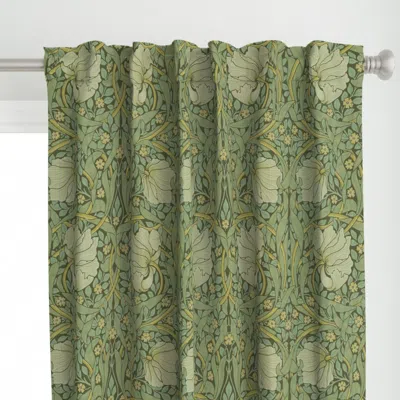 Spoonflower William Morris Antiqued Curtain Panel