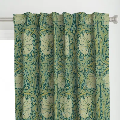 Spoonflower William Morris Antiqued Curtain Panel