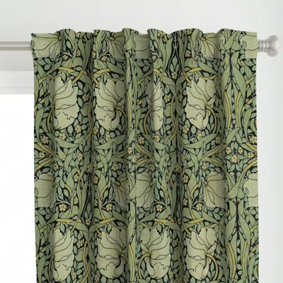 Spoonflower William Morris Antiqued Curtain Panel