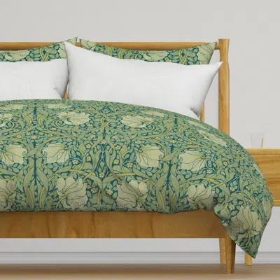 Spoonflower William Morris Antiqued Duvet Cover