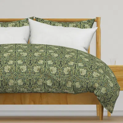 Spoonflower William Morris Antiqued Duvet Cover