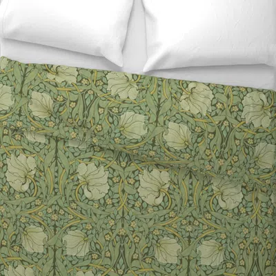 Spoonflower William Morris Antiqued Pimpernel Original Wide Cotton Sateen 3.5 oz 26" X 20" Standard Knife Edge