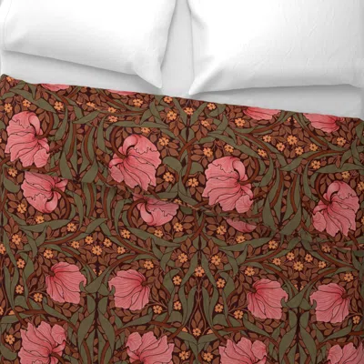 Spoonflower William Morris Antiqued Pimpernel Portfolio Wide Cotton Sateen 3.5 oz 26" X 20" Standard Knife Edge