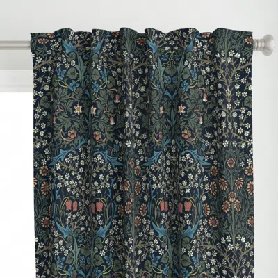Spoonflower William Morris Blackthorn Curtain Panel
