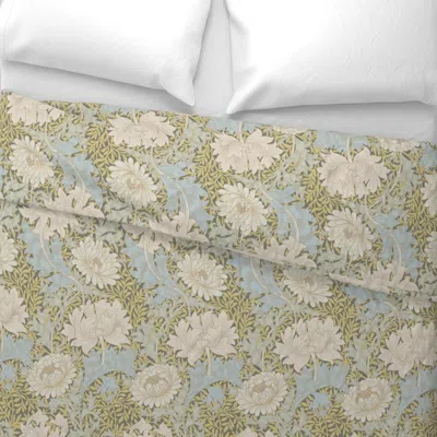 Spoonflower William Morris "chrysanthemum" 1 Wide Cotton Sateen 3.5 oz 26" X 20" Standard Knife Edge