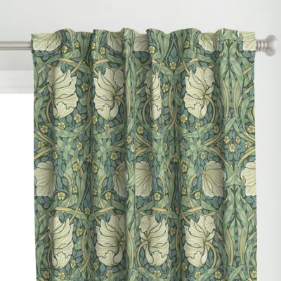 Spoonflower William Morris Pimpernel Curtain Panel