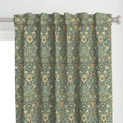 Spoonflower William Morris Spring Curtain Panel