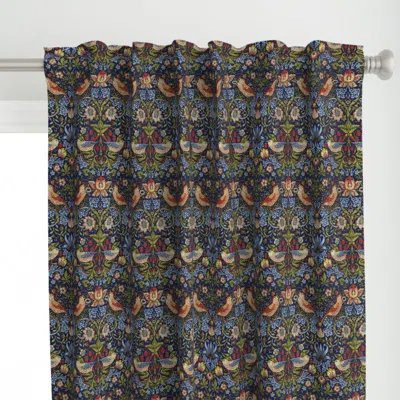 Spoonflower William Morris Strawberry Curtain Panel