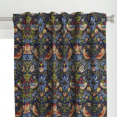 Spoonflower William Morris Strawberry Curtain Panel