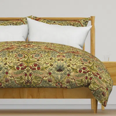Spoonflower William Morris Strawberry Duvet Cover