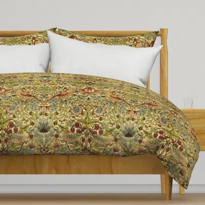Spoonflower William Morris Strawberry Duvet Cover