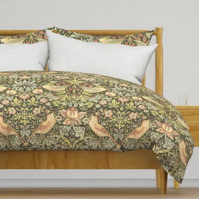 Spoonflower William Morris Strawberry Duvet Cover