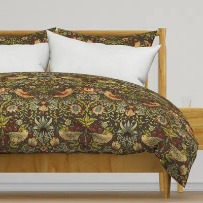 Spoonflower William Morris Strawberry Duvet Cover