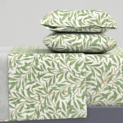Spoonflower William Morris Willow Bough Off White Medium Full Sheet Set