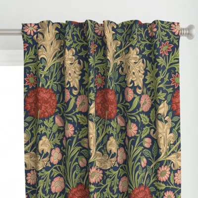 Spoonflower William Morris-double Curtain Panel