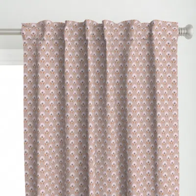 Spoonflower Willma Floral Buti Indian Curtain Panel