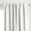 Spoonflower Willow Bough In Pale Curtain Panel