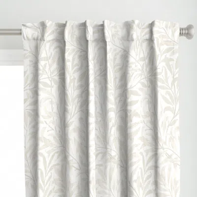 Spoonflower Willow Bough In Pale Curtain Panel