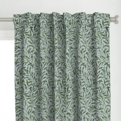 Spoonflower Willow Bough In Vintage Curtain Panel