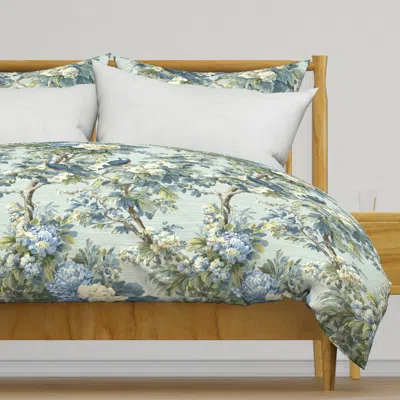 Spoonflower Willowcrest Chinoiserie Duvet Cover