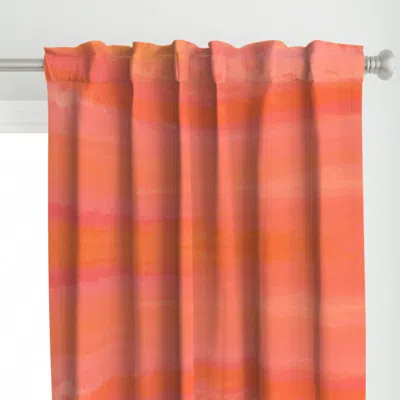 Spoonflower Wind Swept Sunset Curtain Panel